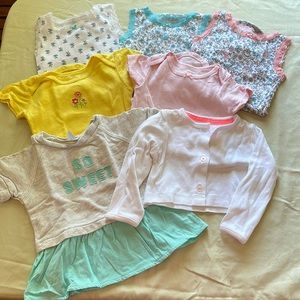 7 piece 9 mo. Girls bundle